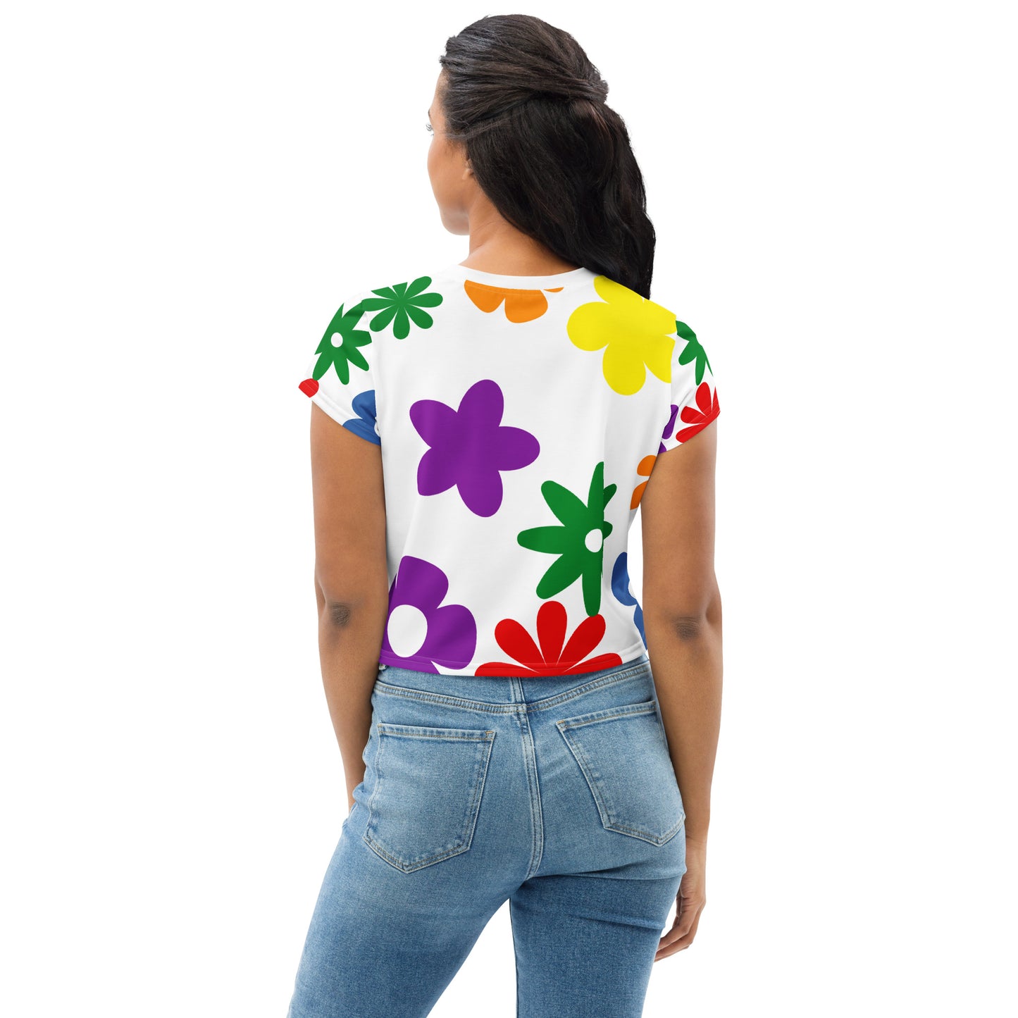 Camiseta corta Flowers