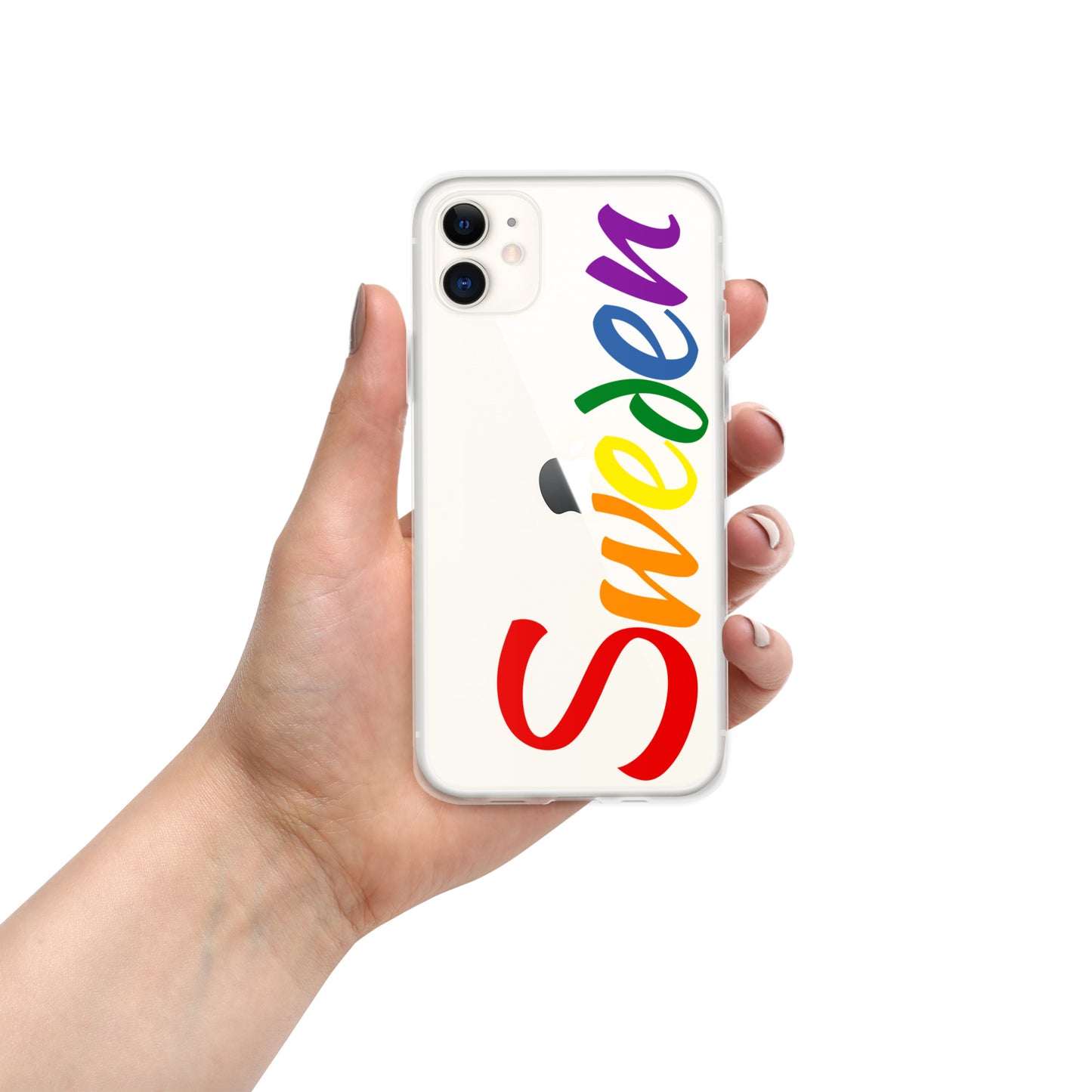 Funda transparente para iPhone® "Sweden"