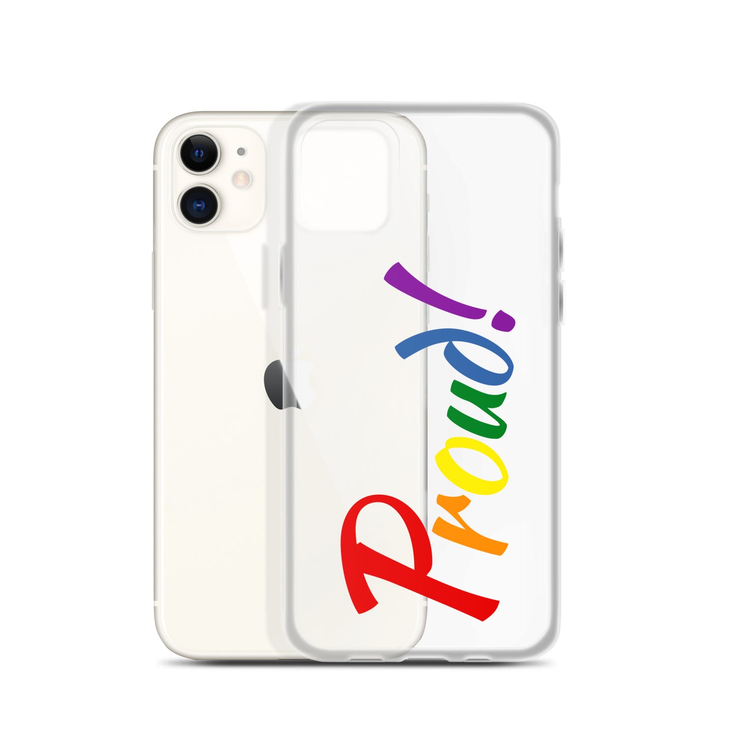 Funda transparente para iPhone® "Proud"