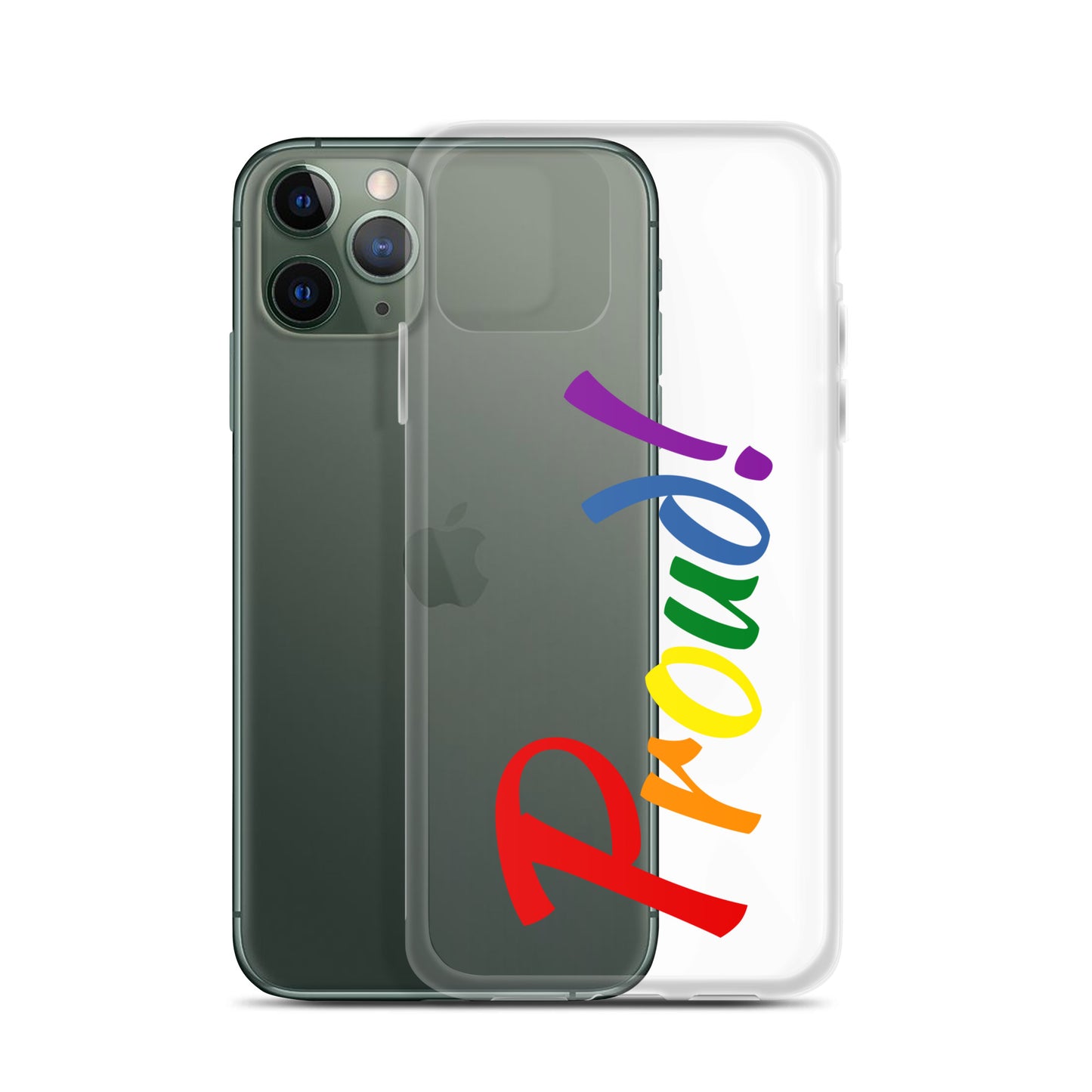 Funda transparente para iPhone® "Proud"