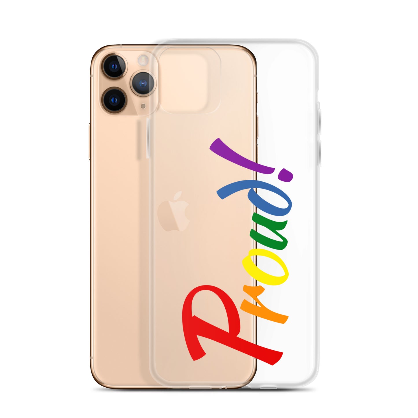Funda transparente para iPhone® "Proud"