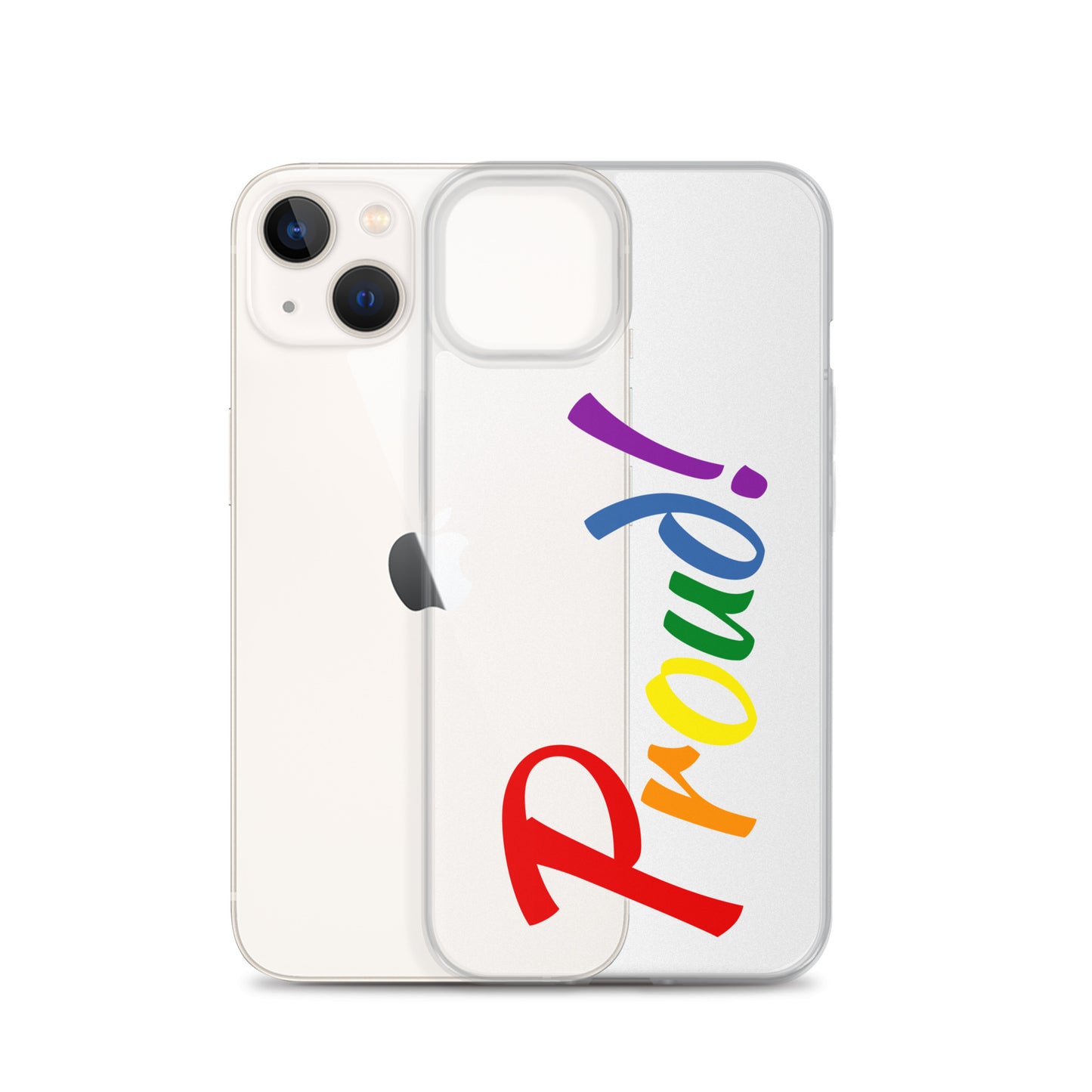 Funda transparente para iPhone® "Proud"