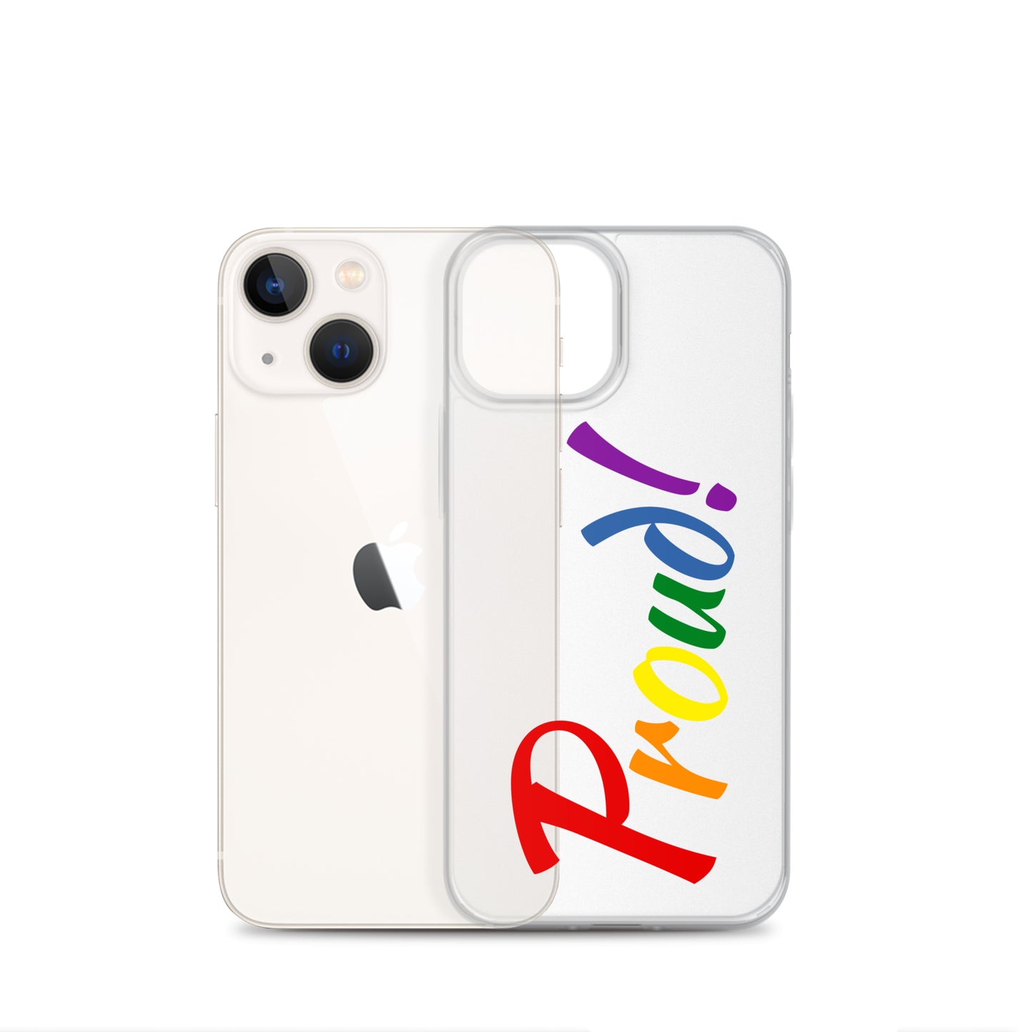 Funda transparente para iPhone® "Proud"