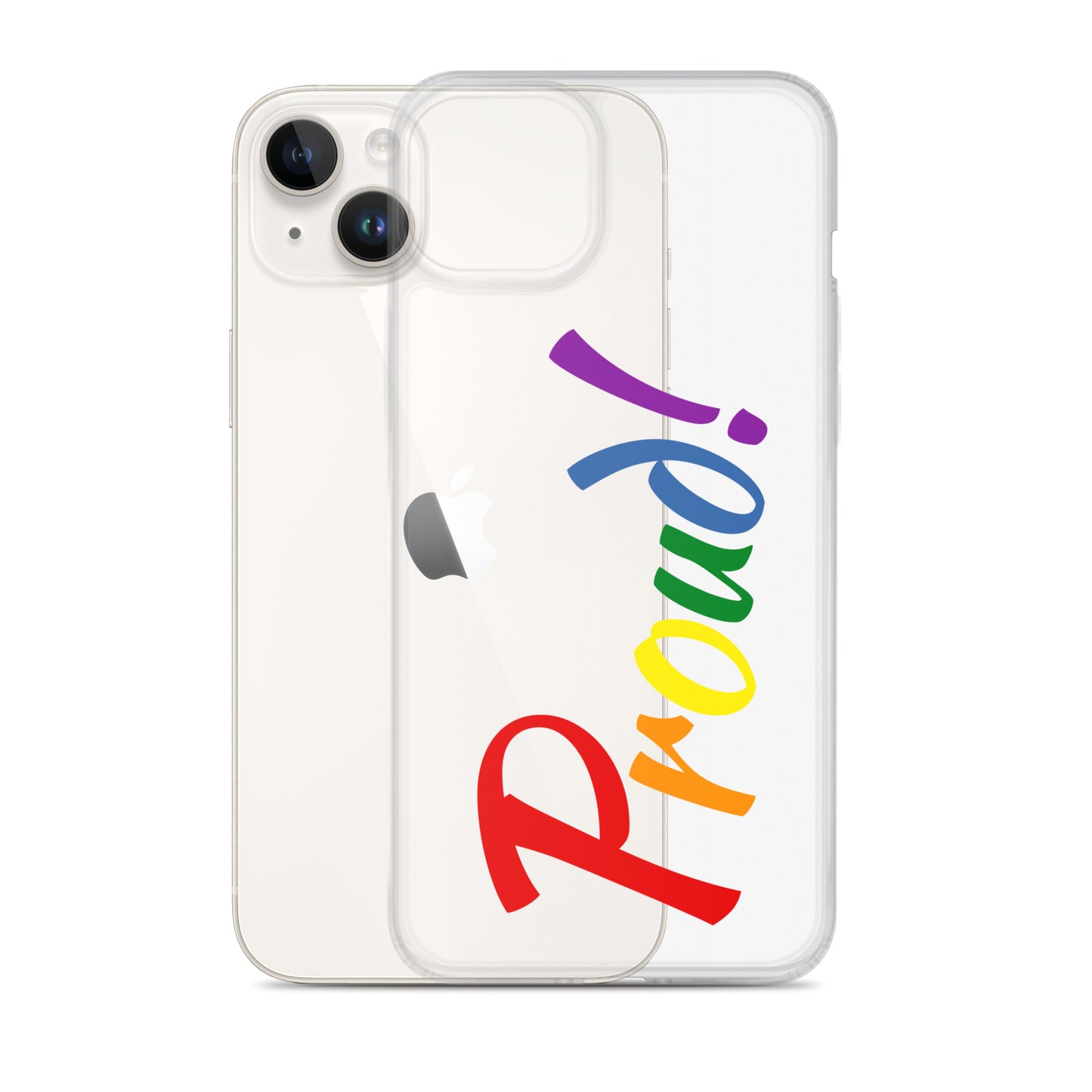 Funda transparente para iPhone® "Proud"
