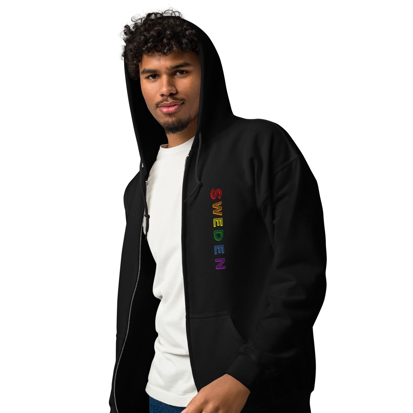Sudadera con capucha y cremallera Sweden