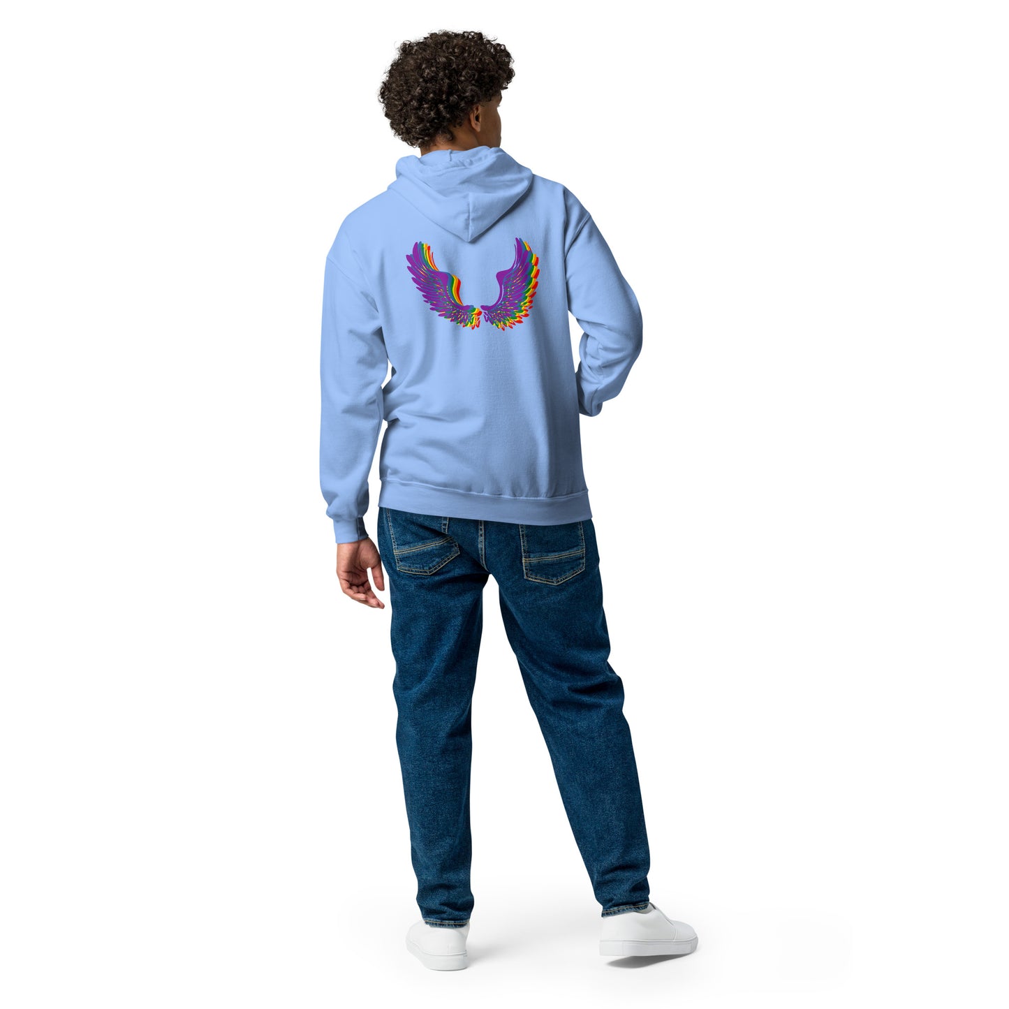 Sudadera gruesa unisex con capucha y cremallera