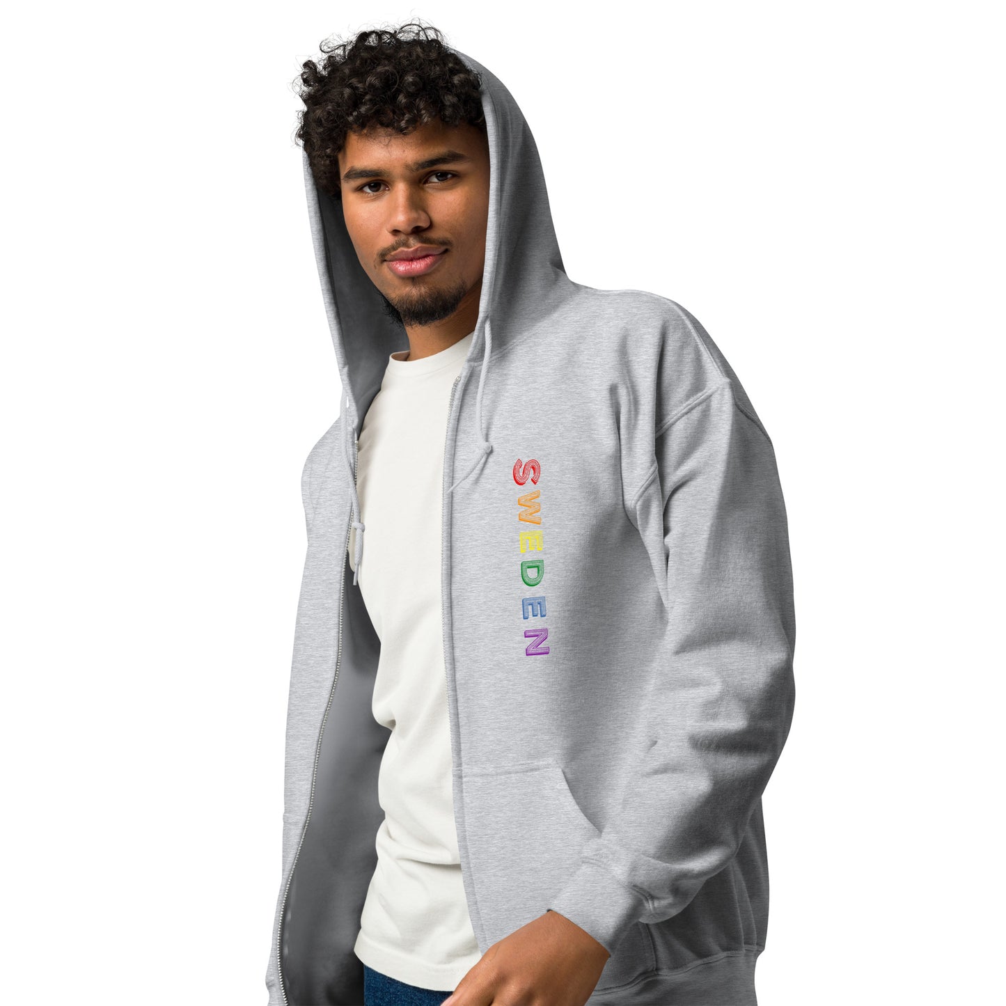 Sudadera con capucha y cremallera Sweden