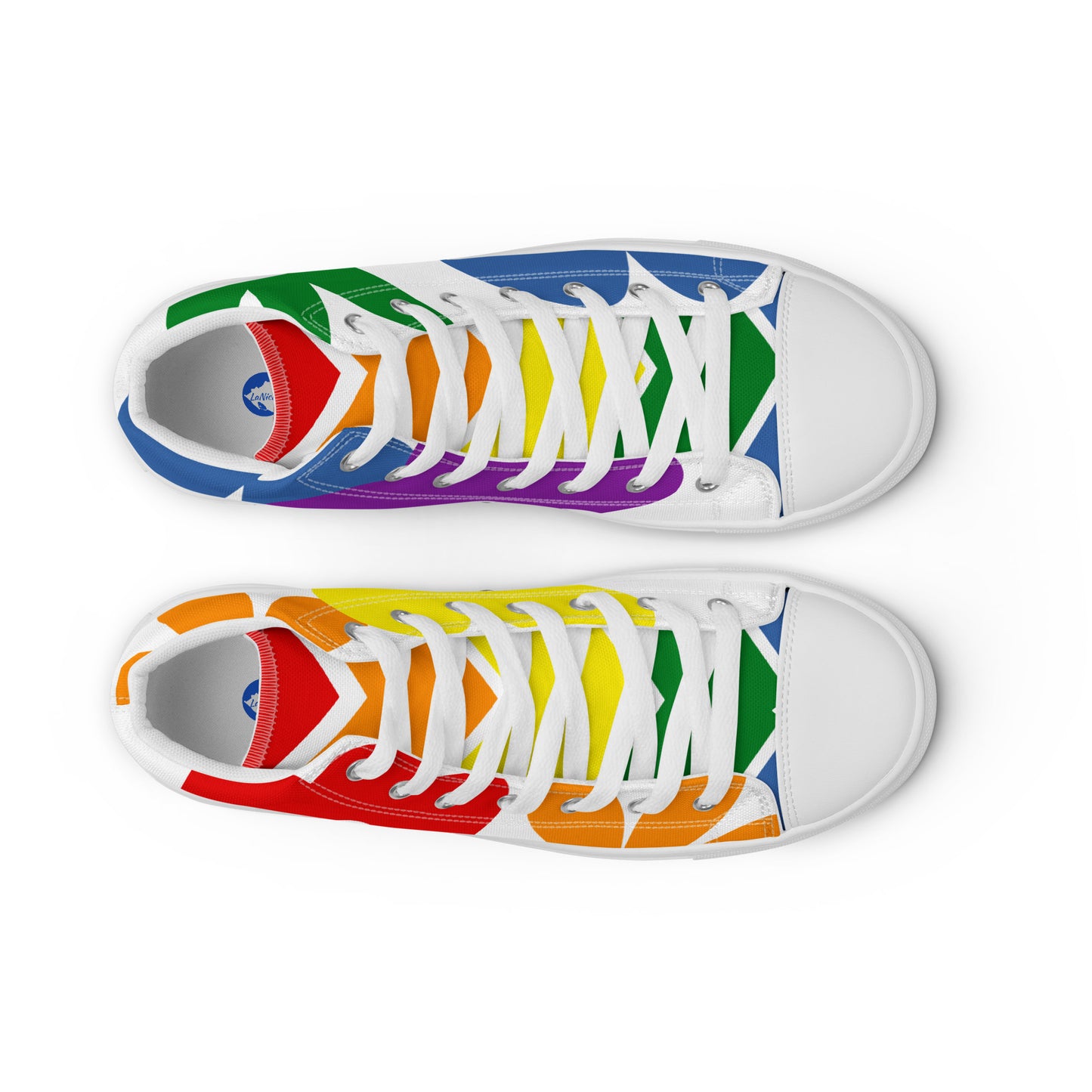 Zapatillas de lona de caña alta "Flowers"