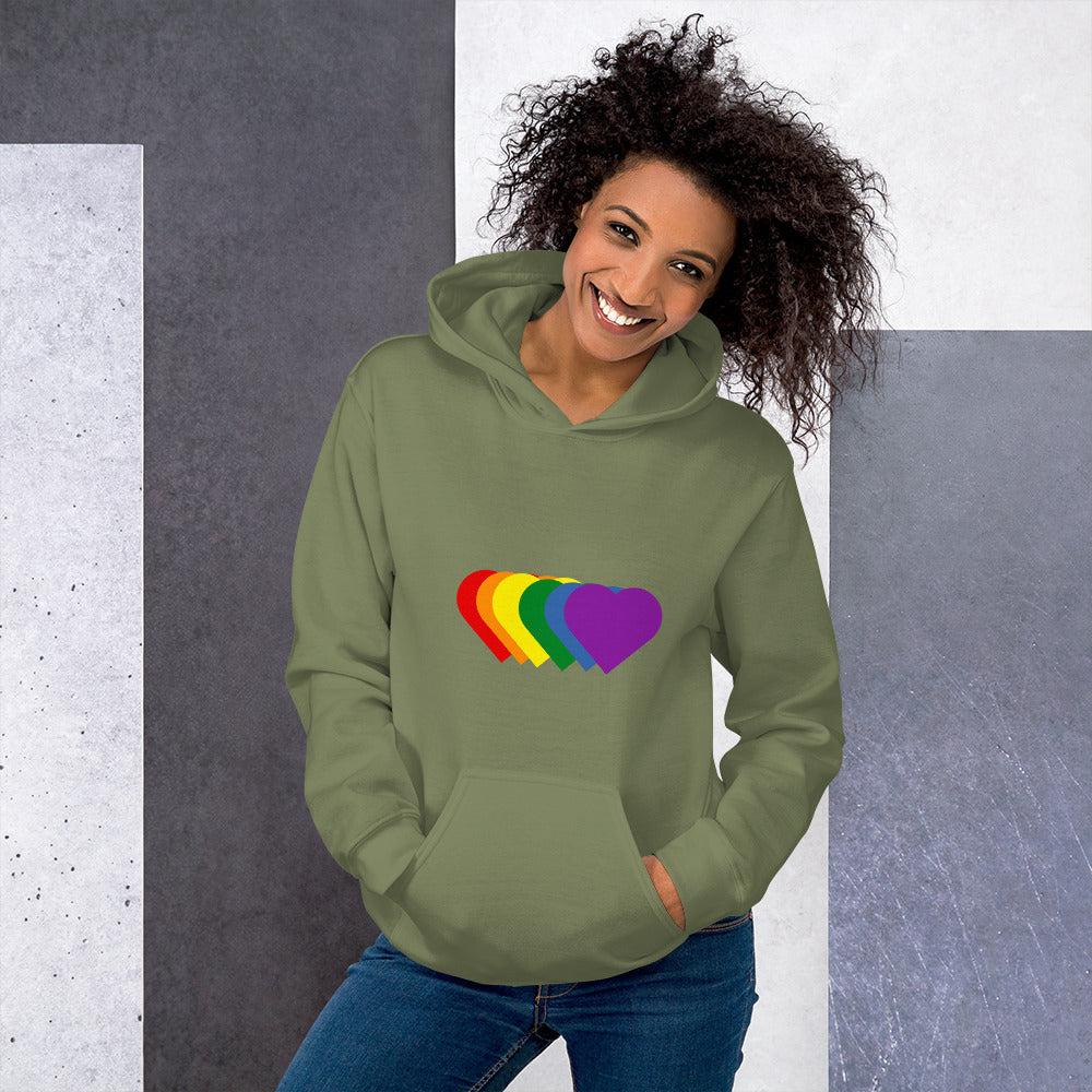 "hjärta" hoodie
