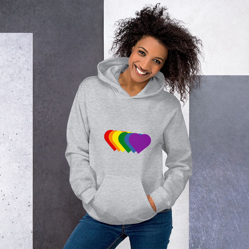 "hjärta" hoodie