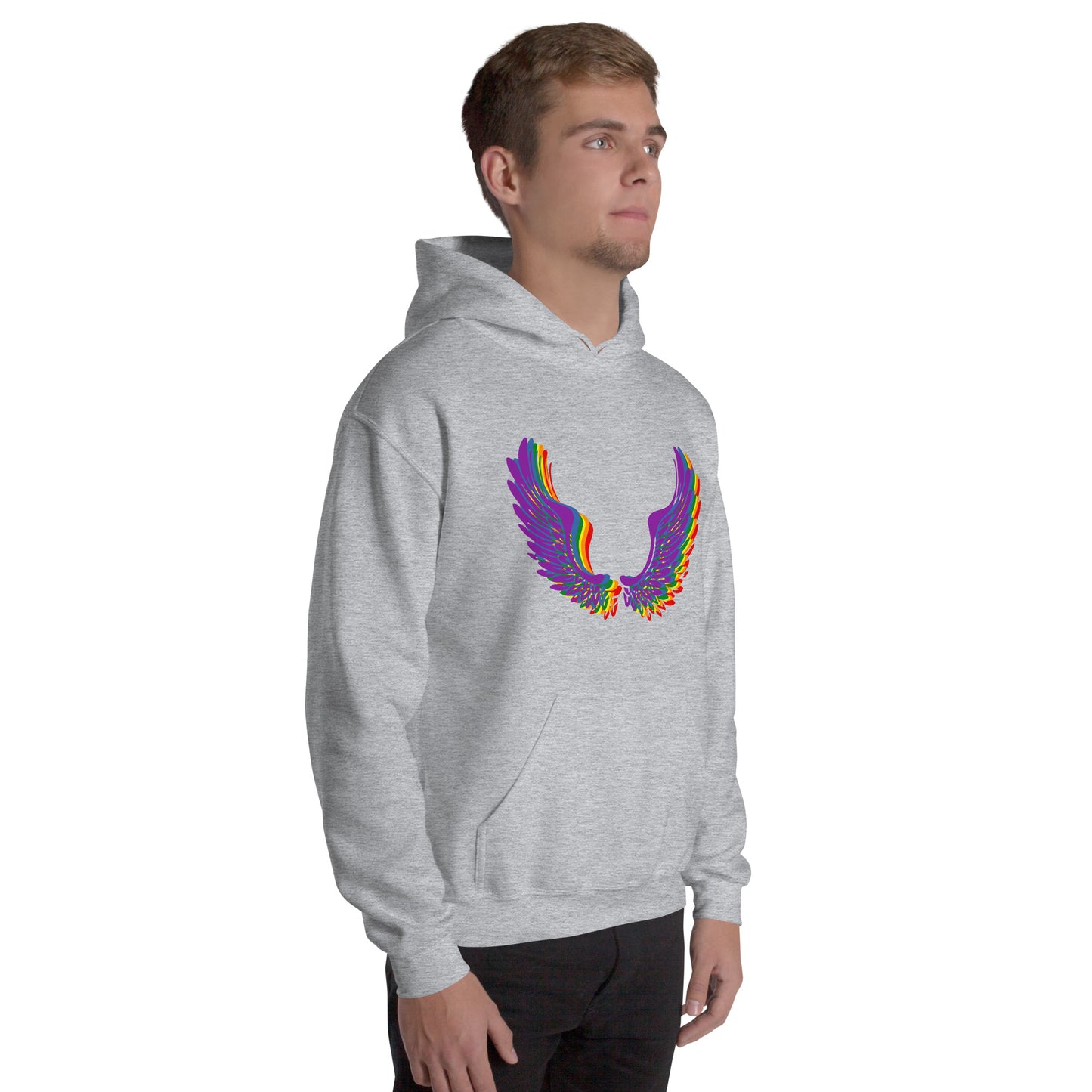 Sudadera con capucha alas