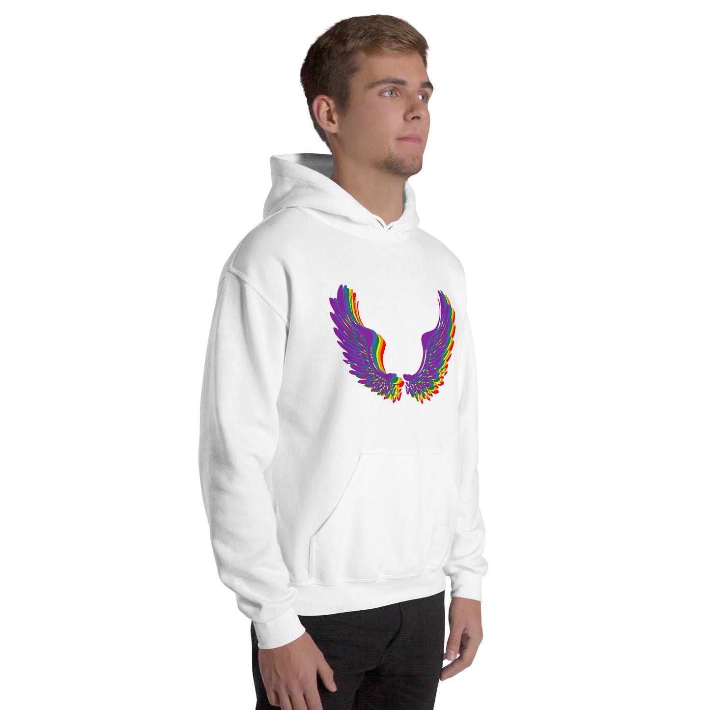 Sudadera con capucha alas