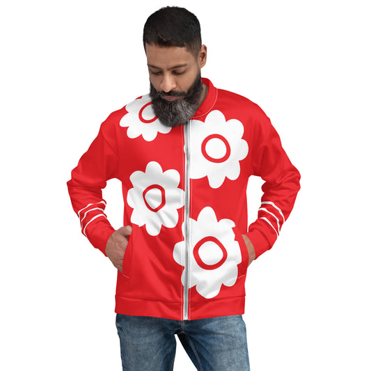 Chaqueta bomber Red flowers!