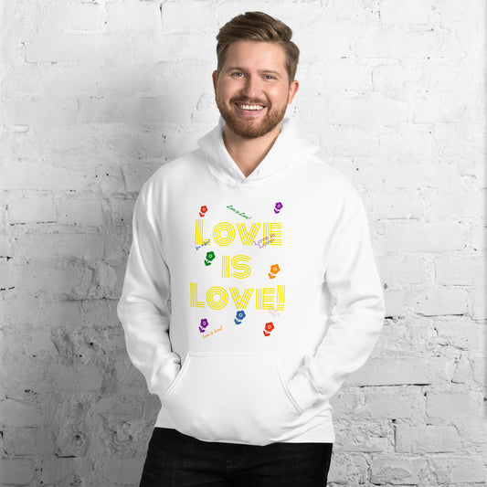 Unisex hoodie Love is love